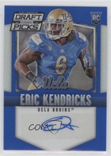 2015 Panini Prizm Collegiate Draft Picks Blue 9/75 Eric Kendricks #183 Auto 8d2