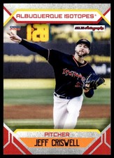 2023 Jeff Criswell Choice Rookie Minor League Card Albuquerque Isotopes. rookie card picture