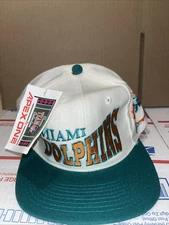 Vintage Apex One  Miami Dolphins 7 1/4 Blue  Embroidered Football Hat