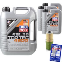 Mann Inspektionspaket 8L Liqui Moly Top Tec 4200 5W-30 FüR BMW 7Er E32 750Iil