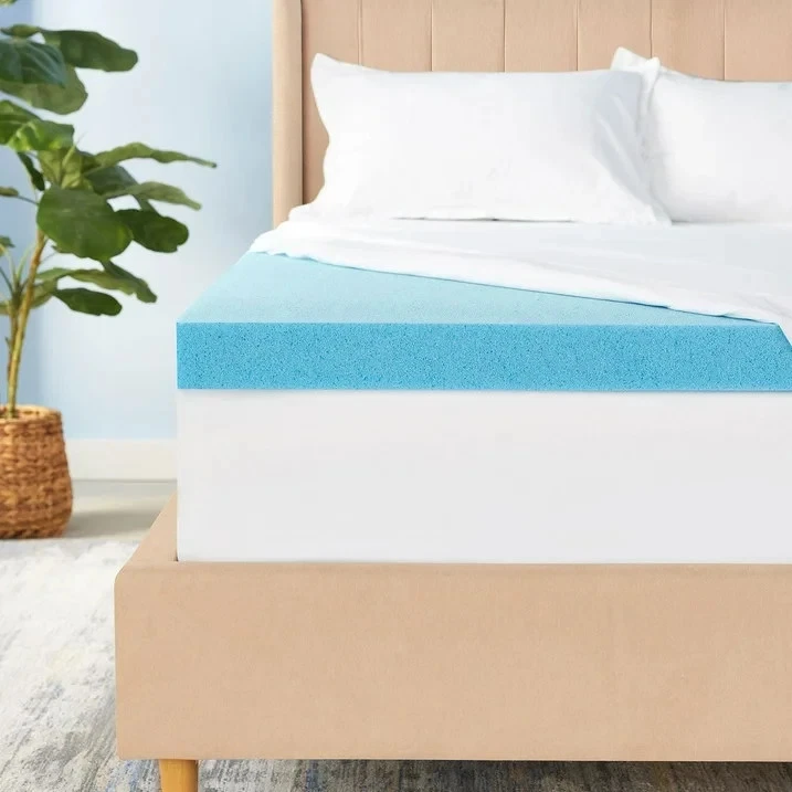 Serta 3" Cool Nights Gel Memory Foam Mattress Topper Size King