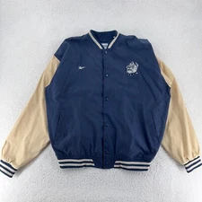 vtg GEORGETOWN UNIVERSITY HOYAS REEBOK VARSITY BOMBER JACKET XL ncaa