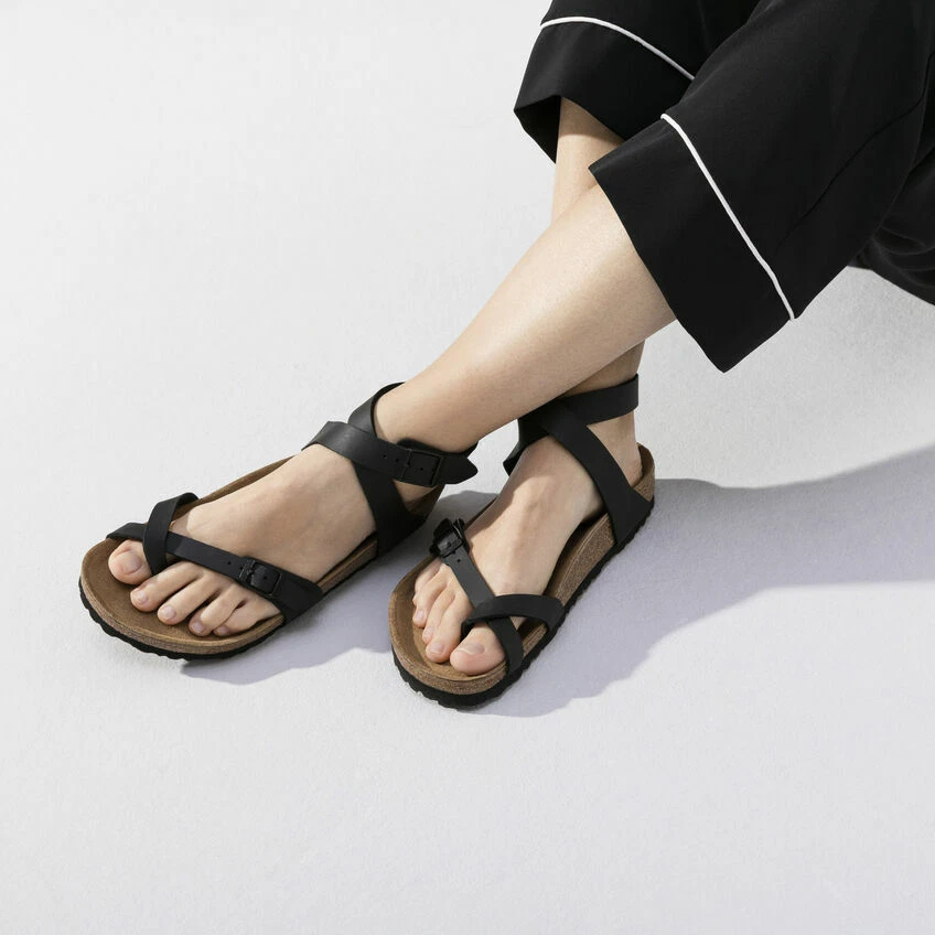 Birkenstock Yara Black - all Top &amp; Ankle sandal NEW | eBay