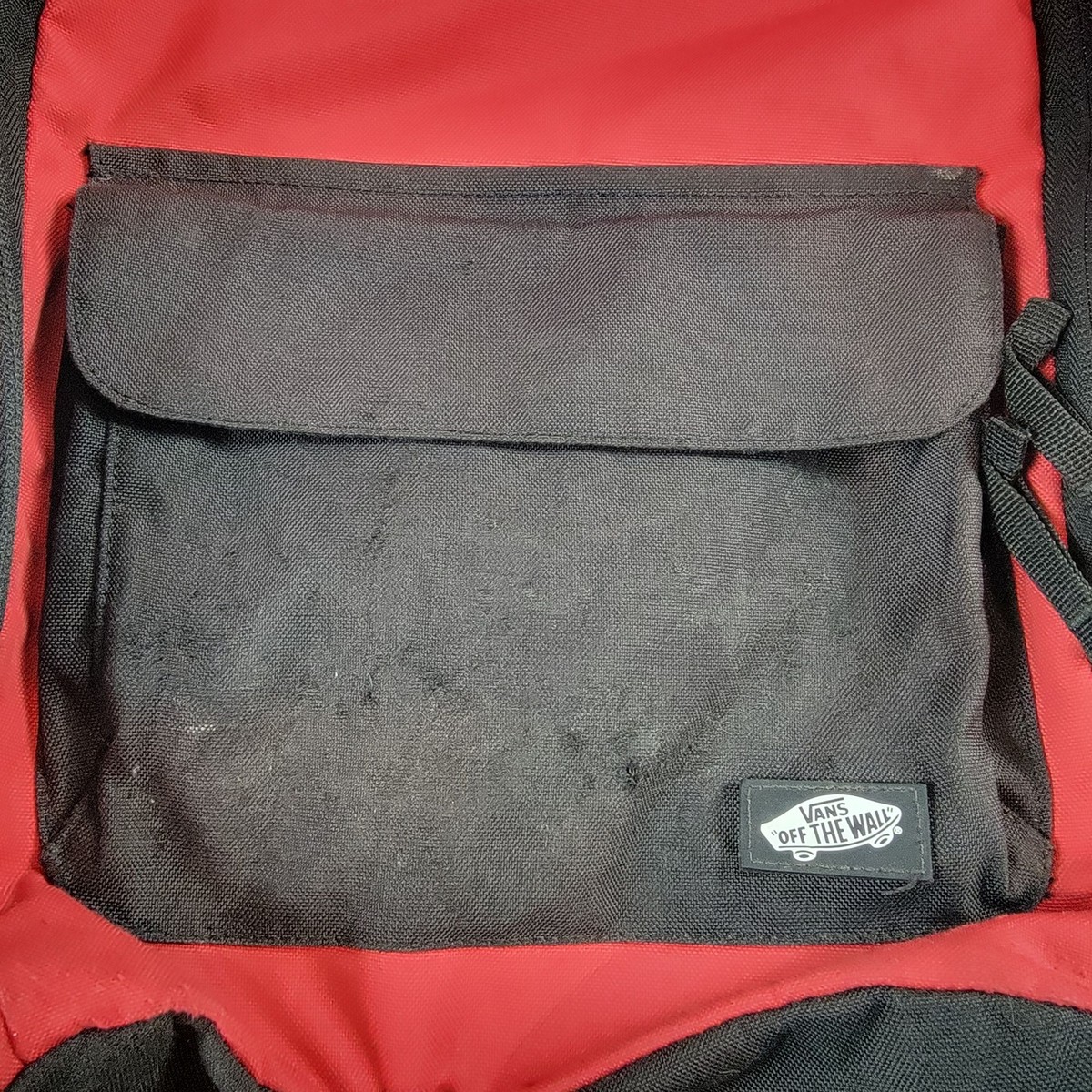 Vans Off The Wall Unisex Red Backpack School Work Casual  display picture 3