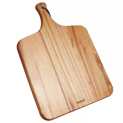 Quadrat Käsebrett wooden Käseplatte mit Griff, 31cm Servierbrett küchentablett