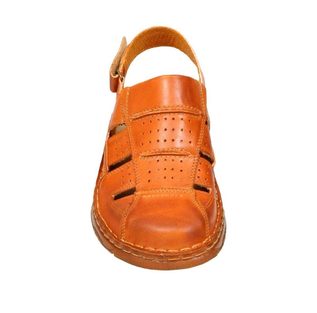 Lukpol Mens Comfy Orthopedic Form Natural Buffalo Leather  display picture 2