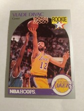 **Vlade Divac** (Rookie) 1990 Nba Hoops Los Angeles Lakers Original #154