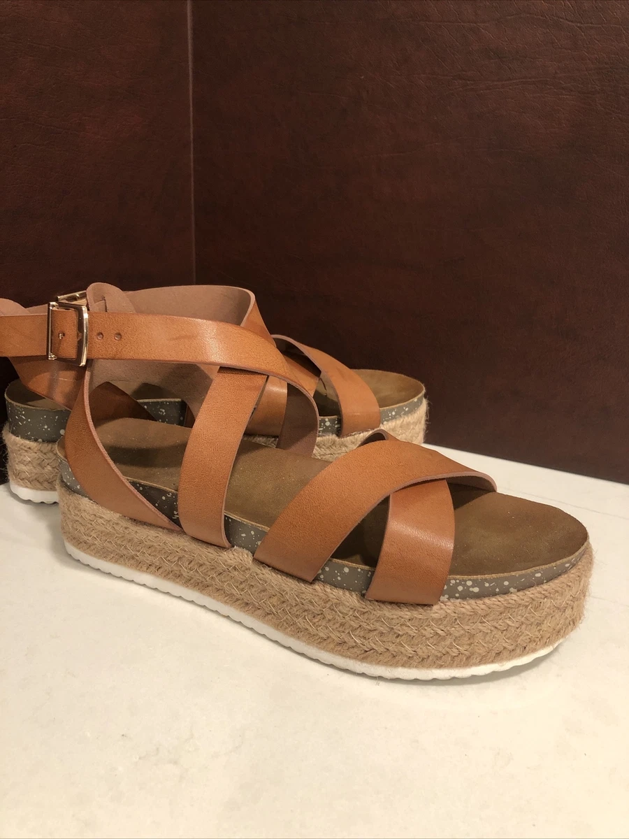 Patrizia By Spring Step Renae Brown Espadrilles Sz 7