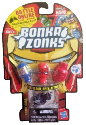 Marvel Universe Bonkazonks Series 1 4-pack Iron Man w/ Spider-Man
