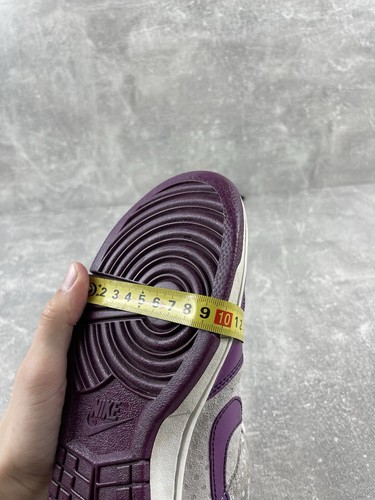 Nike Dunks Women's Leather Sneaker Dot Purple Shoes Size 39 Made in Vietnam 2009 - Picture 13 of 13