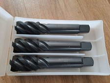 Set of 3 Sherwood M22x1.5 HSS Spiral Flute Tap Oxidised Finish , class to fit 6H