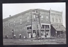 REAL PHOTO JERICO SPRINGS MISSOURI DOWNTOWN STREET SCENE MO. POSTCARD COPY