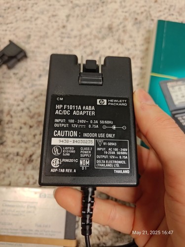 Hewlett Packard HP 200LX 4MB RAM PDA Palmtop PC w power adapter floppies cables - Photo 10 sur 24