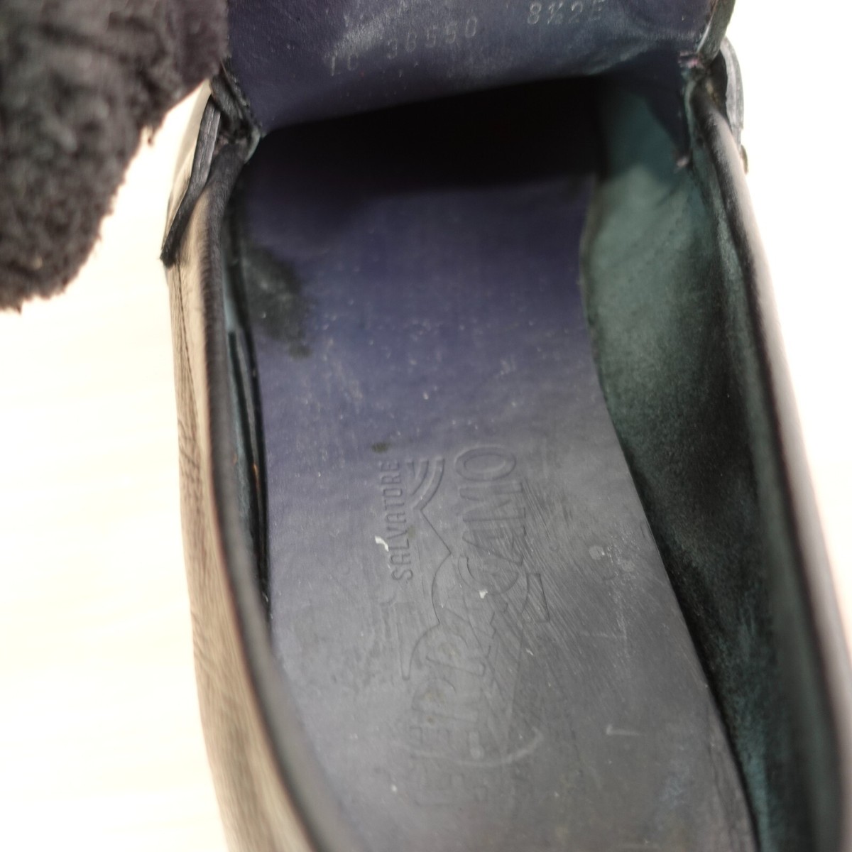 SALVATORE FERRAGAMO Gancini Horsebit Loafer Mens 42 Black  display picture 1