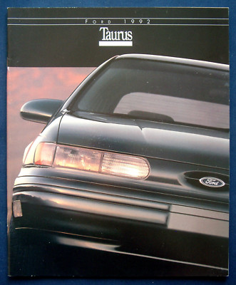 Prospekt brochure 1992 Ford Taurus incl. Wagon (USA)