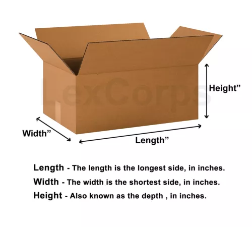 10x5x5 shipping boxes strong 32 ect 25 pack image 3