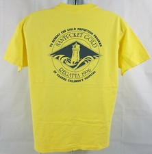 Nantucket Single Stitch USA Made Regatta 1996 Size Large NOS Island Life Tee
