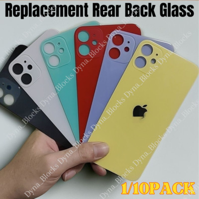 Replacement Rear Back Glass Big Hole For iPhone 15 14 13 12 11 Pro XR XS X 8 Lot