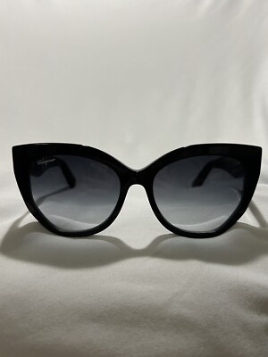 NEW Salvatore Ferragamo Acetate Frame Sunglasses - with sunglasses box. New Salvatore Ferragamo Sunglasses Black SF1101S Retail $350  main image 4