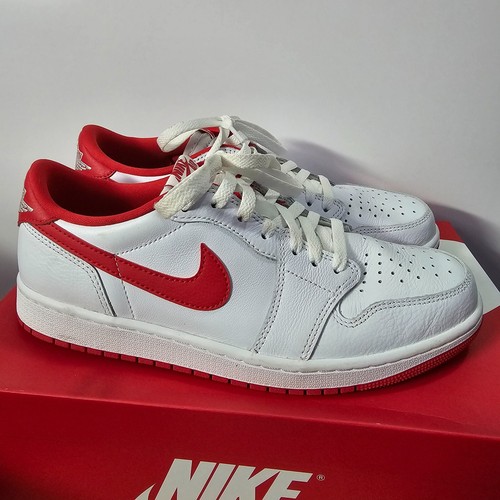 Worn ONCE Size 10 - Air Jordan 1 Retro OG Low University Red (CZ0790-161) - Picture 3 of 7