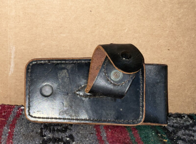 Vintage Bucheimer 1967 leather snap police baton night stick