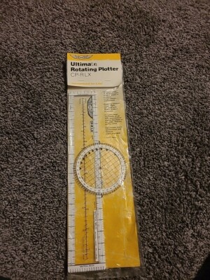 ULTIMATE ROTATING PLOTTER  AERONAUTICAL CHART VFR NAV. by ASA p/n ASA-CP-RLX
