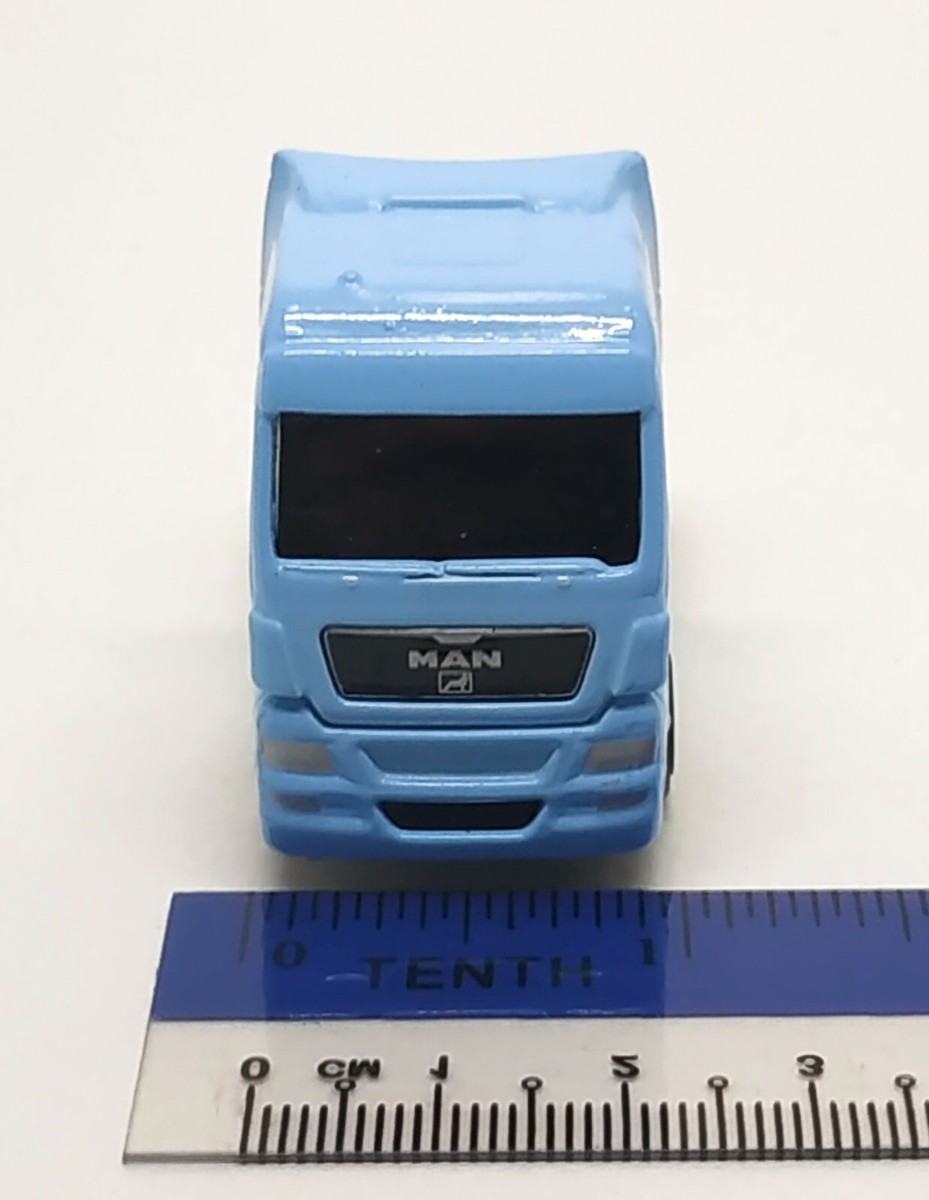 Camion Transporteur Majorette MAN TGX/TGA – Échelle 1/87 – Bleu – Pack De 7 – Neuf – Fabriqué En Thaïlande