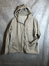 Orton Brothers Mens Jacket Extra Large Tan Khaki Safari Field Cargo Coat Vermont