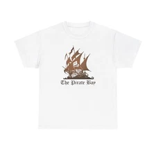 Vintage The Pirate Bay Gildan Unisex Heavy Cotton T-Shirt