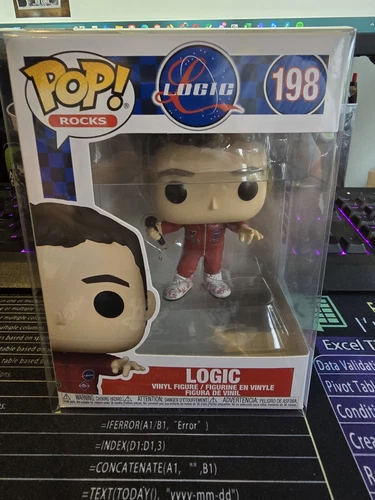 Logic 198 ~ Funko Pop Vinyl ~ Rocks In POP PROTECTOR