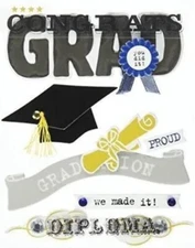 2010 MAMBi Soft Spoken Themed Embellishments-Congrats-Grad