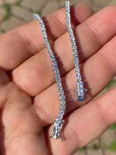 Diamond 4CT Round Cut Lab Created Women's Tennis Bracelet 14K White Gold Plated