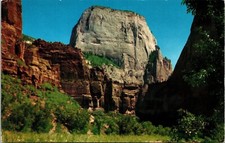 Great White Throne Zion National Park Utah UT Postcard UNP VTG Mirro Unused