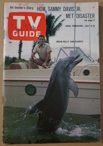 TV Guide July 1966 Flipper Gregory Peck John Davidson Soupy Sales - 第 1/2 張圖片