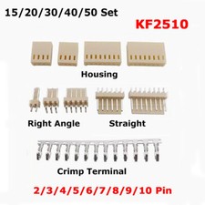 KF2510 2.54mm Connector Sets Housing Straight/Right Angle Plug Crimps 2P 10P Pin
