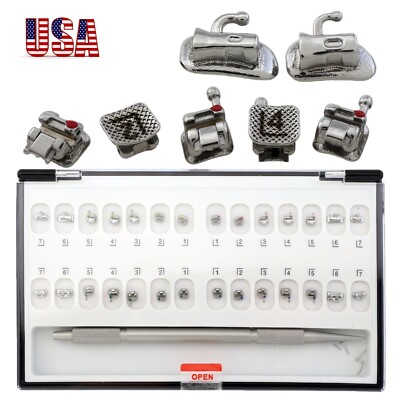 Dental Orthodontic Self Ligating Brackets Damon Q Buccal Tubes MBT 022 345 Hooks