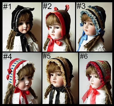 Twin Doll Hat SFBJ Kestner Halbig Kammer Heubach Hat Antique Doll