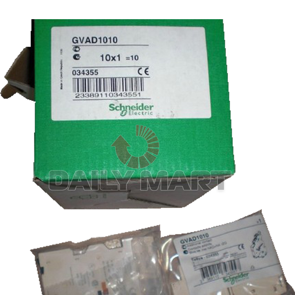 New Schneider Auxiliary Contact GVAD1010 6A 575V