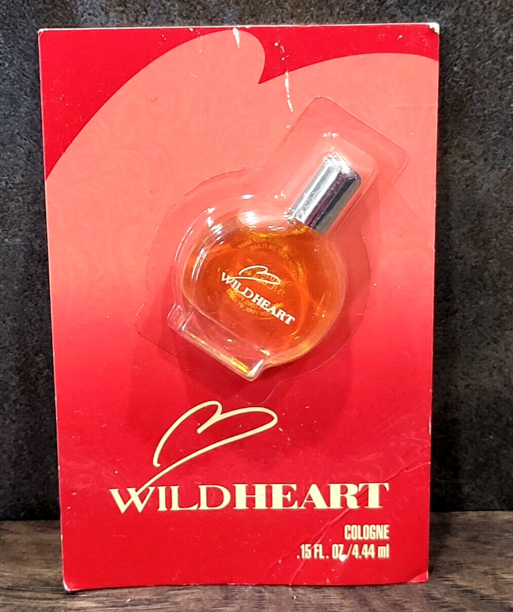 Revlon Wild Heart 0.15 oz 4.44 ml mini cologne for women sealed card-image