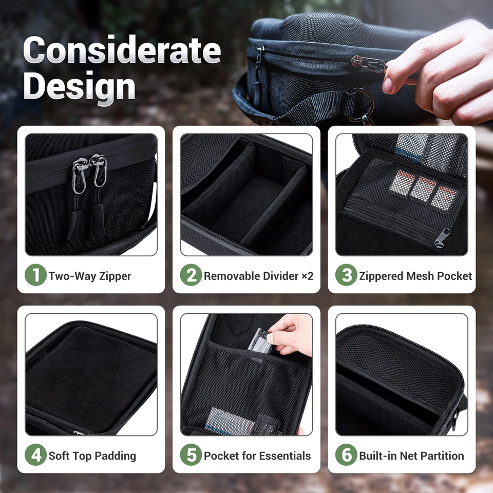 Hard Shell Camera Body Lens Case Pouch for Nikon Z8 NIKKOR Z 24-120mm f/4 S Lens - Image 2 of 4