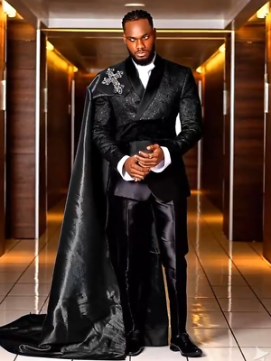 Men's Royal Satin Suits Jacket Pant with long Cape Fashion Formal Party Wear New | eBay Men's Royal Satin Suits Jacket Pant with long Cape Fashion Formal Party Wear New | eBay