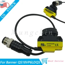 Miniature Diffuse Photoelectric Laser Sensor For Banner Engineering QS18VP6LDQ5