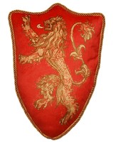 Official Game Of Thrones House Lannister Lion Sigil Throw Pillow Official Game Of Thrones House Lannister Lion Sigil Throw Pillow