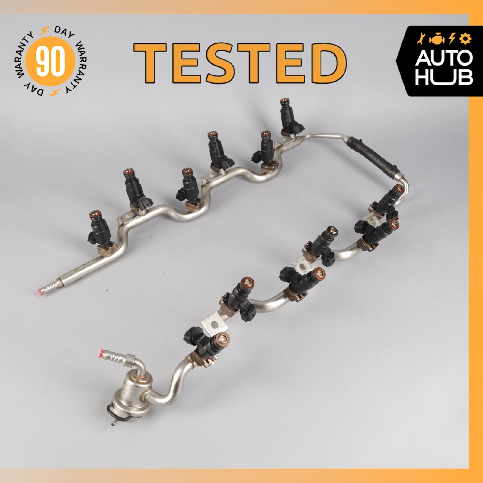 03-13 Bentley Continental GT Flying Spur GTC 6.0L W12 Fuel Injector Rail OEM