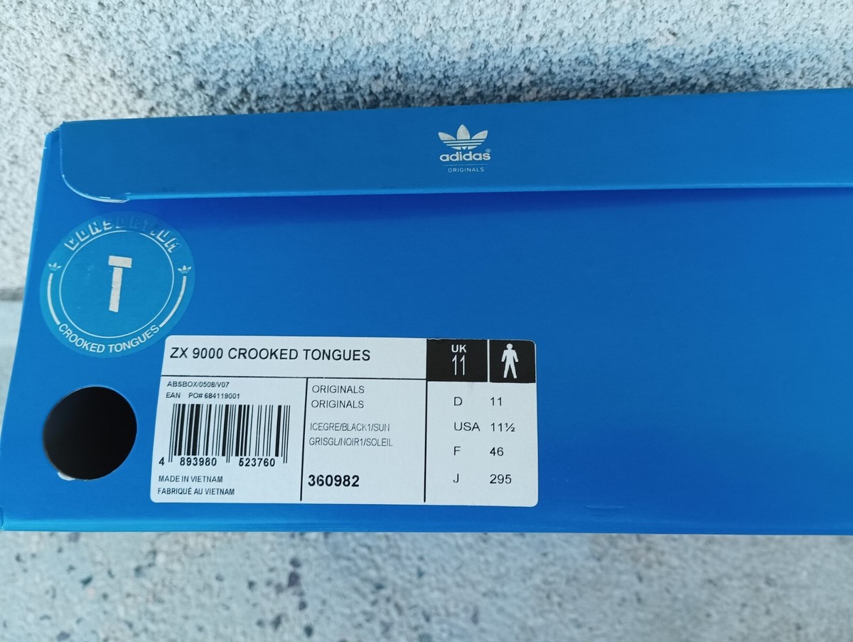 Adidas ZX 9000 Crooked Tongues *CONSORTIUM* Vintage | eBay Adidas ZX 9000 Crooked Tongues *CONSORTIUM* Vintage | eBay