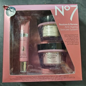 no7 restore & renew multi action skincare system