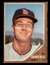 1962 Topps #369 Ted Bowsfield