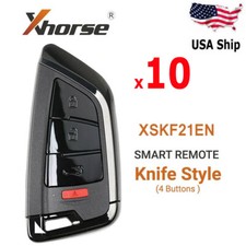10 X Xhorse Xskf21en Universal Smart Remote Key 4 Button For Vvdi Key Toolvvdi2
