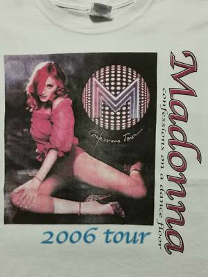 Madonna Confessions on a dance floor 2006 Tour T-Shirt Sz XL