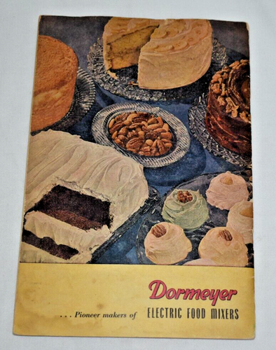 Vintage 1949 Dormeyer Electric-Mix Treasure Book Mixer Recipe Cookbook - Imagen 2 de 6